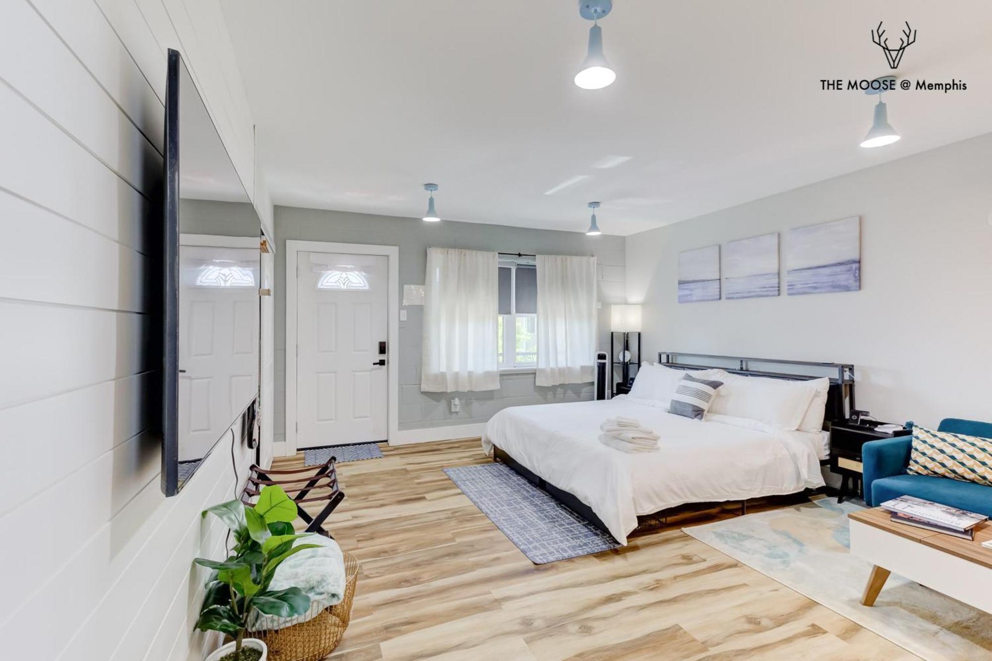 Ferienwohnung The Moose #11 - Luxe Modern Loft With King Bed, Free Parking & Wi-Fi Memphis Exterior foto